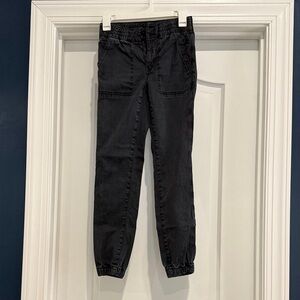 American Eagle Outfitters Black Waistband Jogger Pants